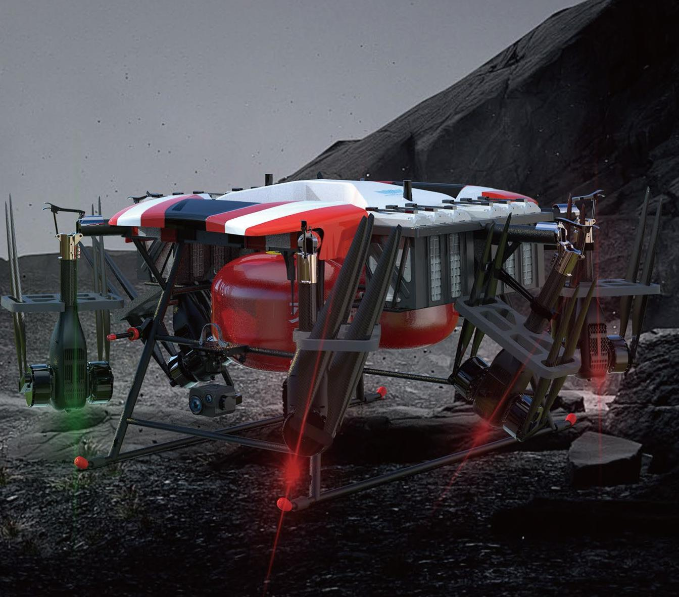 High-rise Fire-Fighting UAV